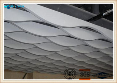 중국 건축 로비를 위한 두 배 구부려진 표면 1100 관례 알루미늄 판 협력 업체