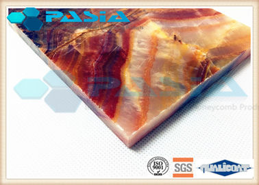 중국 아랍 에미리트 연방 오닉스 베니어 방습 싱크대를 위한 알루미늄 벌집 돌 패널 협력 업체