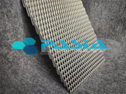 Flame Retardant Lightweigt Honeycomb Energy Absorber with High Heat Dissipation Pyramidal Structure Handling 15 KW/m² for Aerospace Chamber Lining 협력 업체